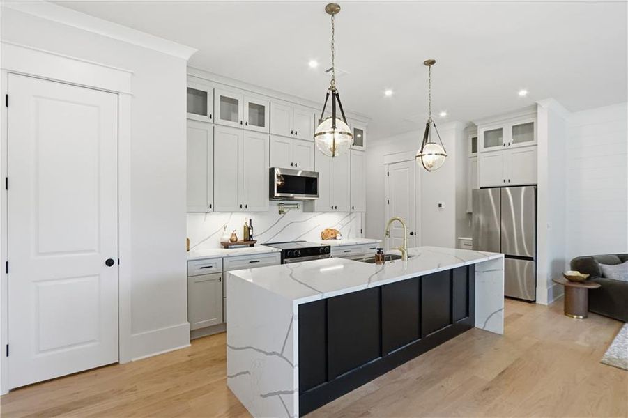 Furnished interior view inside a new home in , Braselton (Image 30). Furnished interior view inside a new home in , Braselton (Image 30).