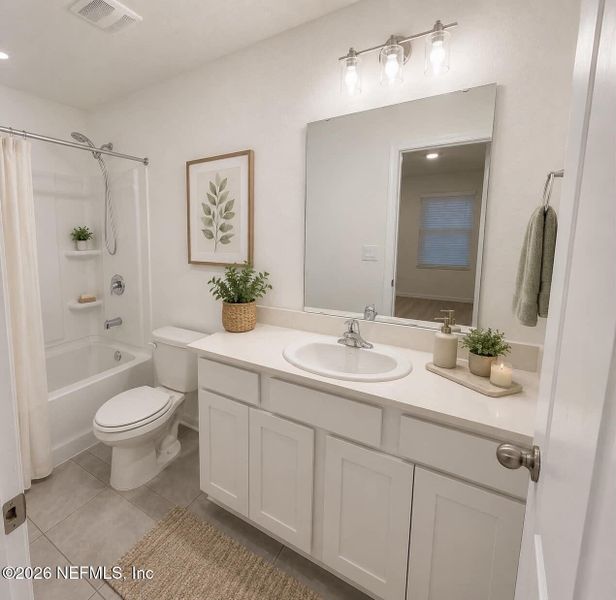 Furnished interior view inside a new home in , St. Augustine (Image 6).