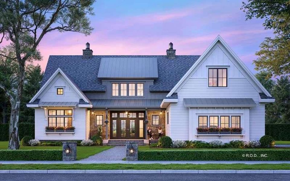 Front exterior of a new home in , Carrollton, GA, highlighting curb appeal (Image 19).