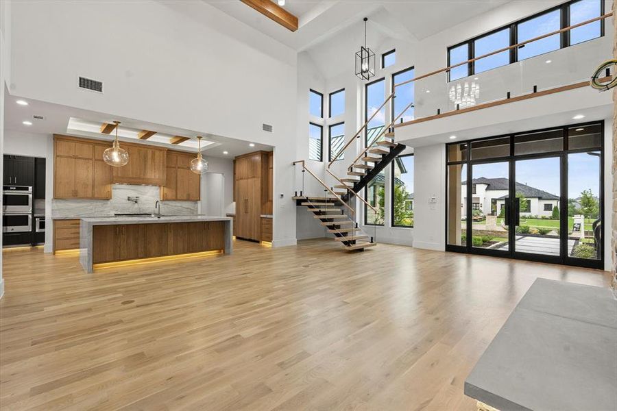 Furnished interior view inside a new home in , Heath (Image 16). Furnished interior view inside a new home in , Heath (Image 16).