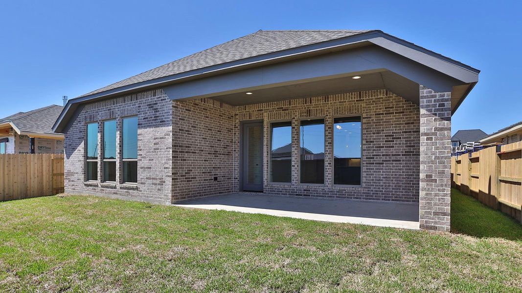 Exterior details and patio area of a home in The Grand Prairie, Hockley (Image 3).
