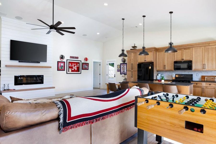 Furnished interior view inside a new home in , Rydal (Image 16).