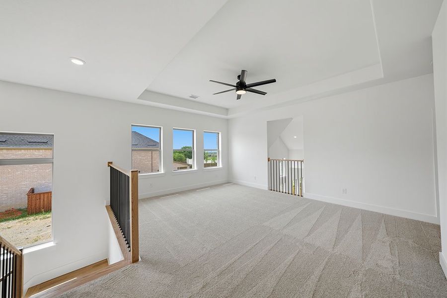 Spacious, unfurnished interior of a new home in Hillside Village, Celina (Image 33). Spacious, unfurnished interior of a new home in Hillside Village, Celina (Image 33).