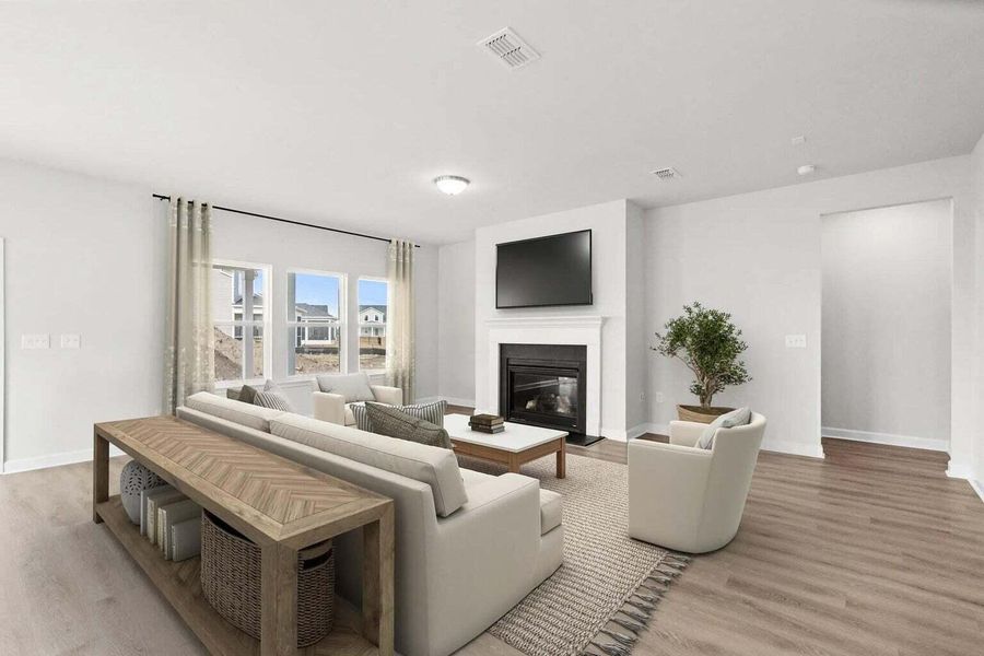 Furnished interior view inside a new home in , Ravenel (Image 7).