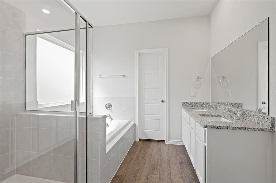 Furnished interior view inside a new home in Burgess Meadows, Cleburne (Image 6).