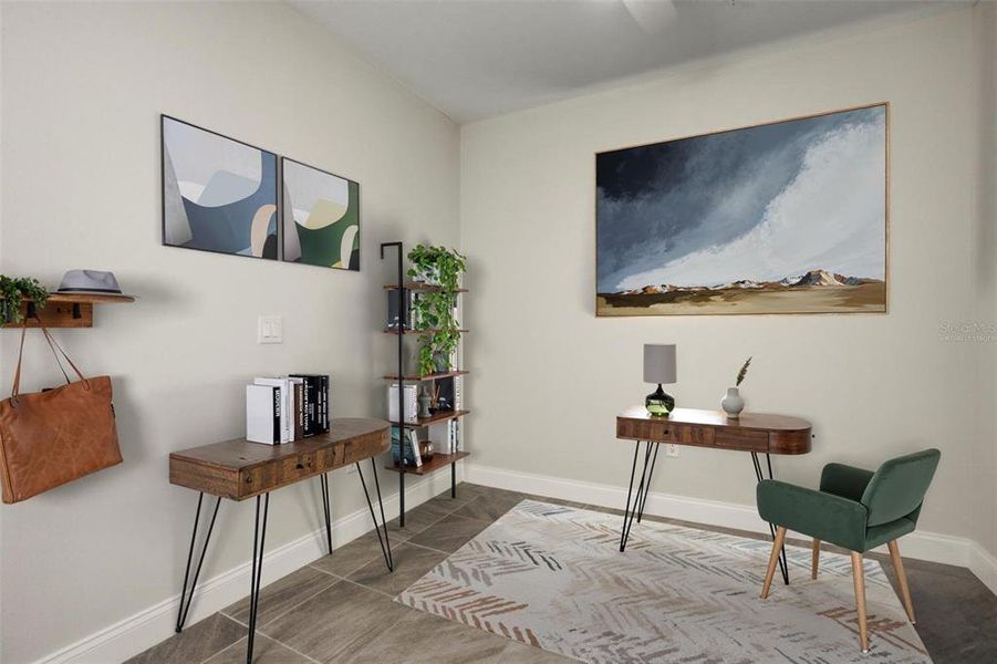 Furnished interior view inside a new home in Gatherings® of Lake Nona, Orlando (Image 8).