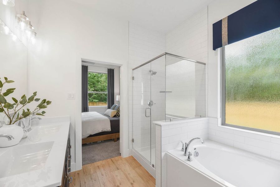 Furnished interior view inside a new home in Jordan Ranch, Fulshear (Image 14).