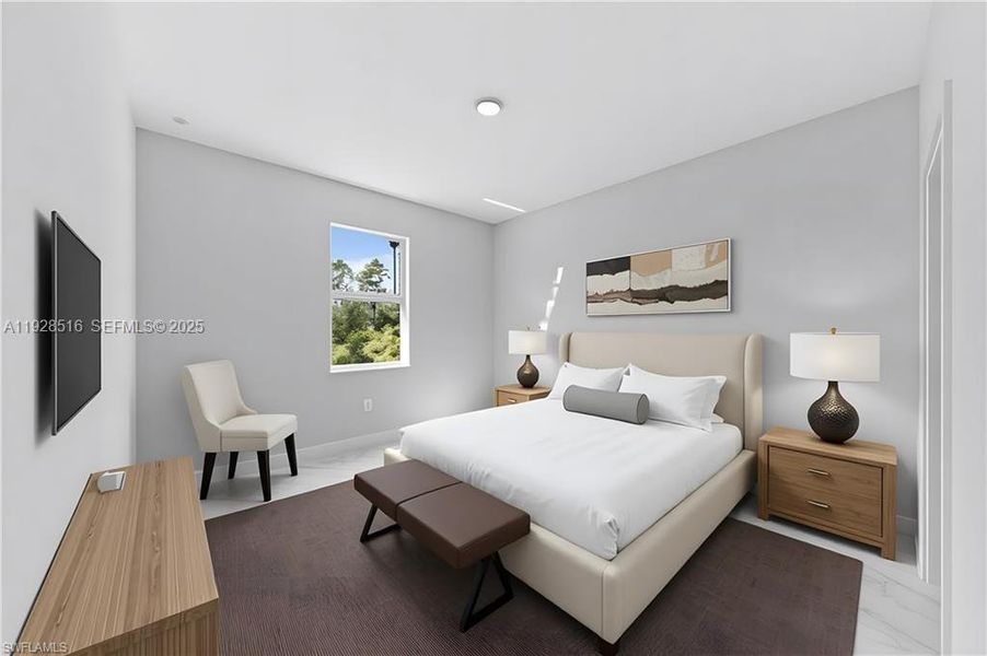 Furnished interior view inside a new home in , Lehigh Acres (Image 13).