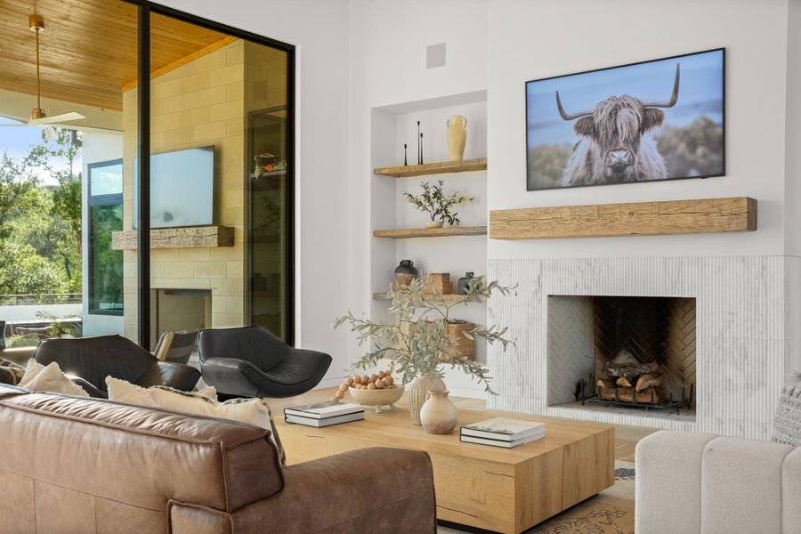 Furnished interior view inside a new home in , Spicewood (Image 6).