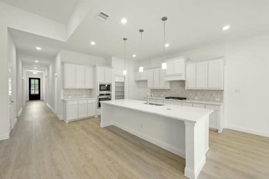 Furnished interior view inside a new home in Westside Preserve, Midlothian (Image 14).