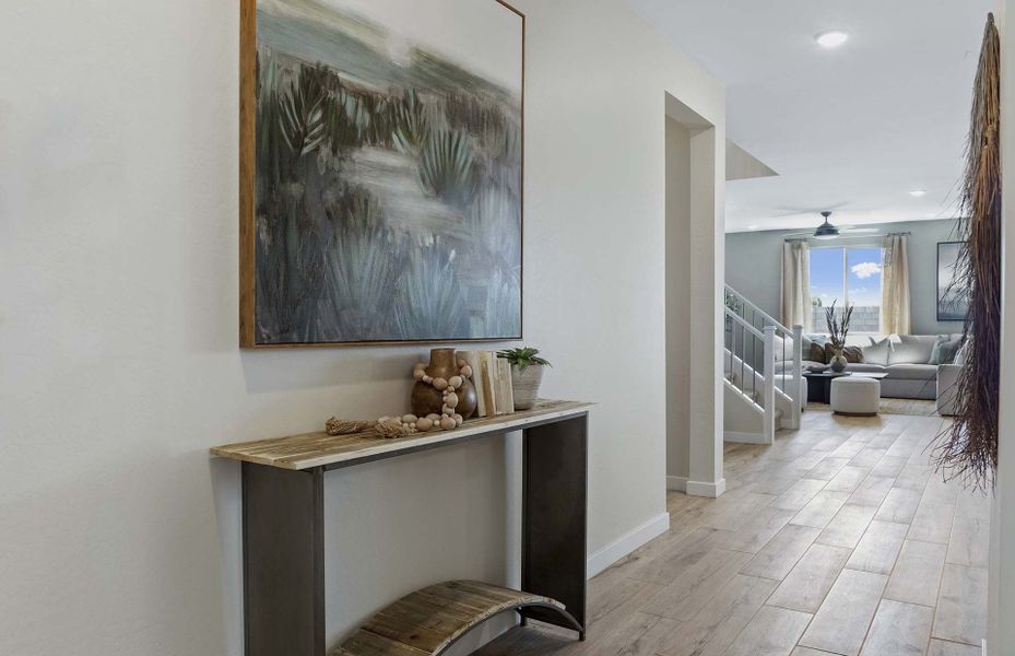 Entrance Hallway to Great Room | Monument | Sunrise - Valley Series | Surprise, AZ | Landsea Homes