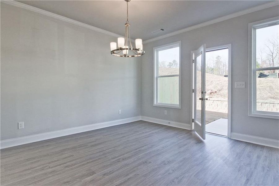 Spacious, unfurnished interior of a new home in Somerset at Riverbrook, Gainesville (Image 18).