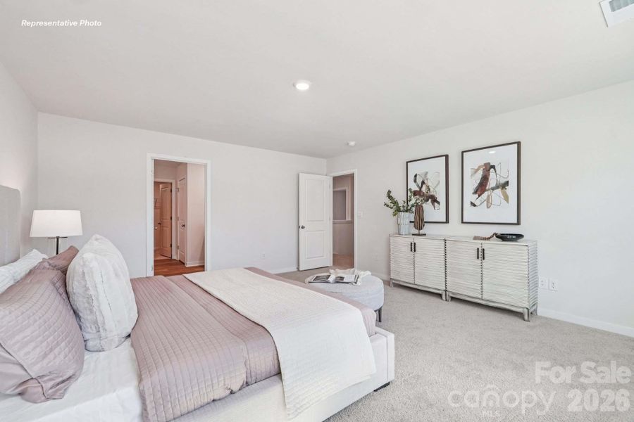 Furnished interior view inside a new home in Villages of Maiden, Maiden (Image 23).