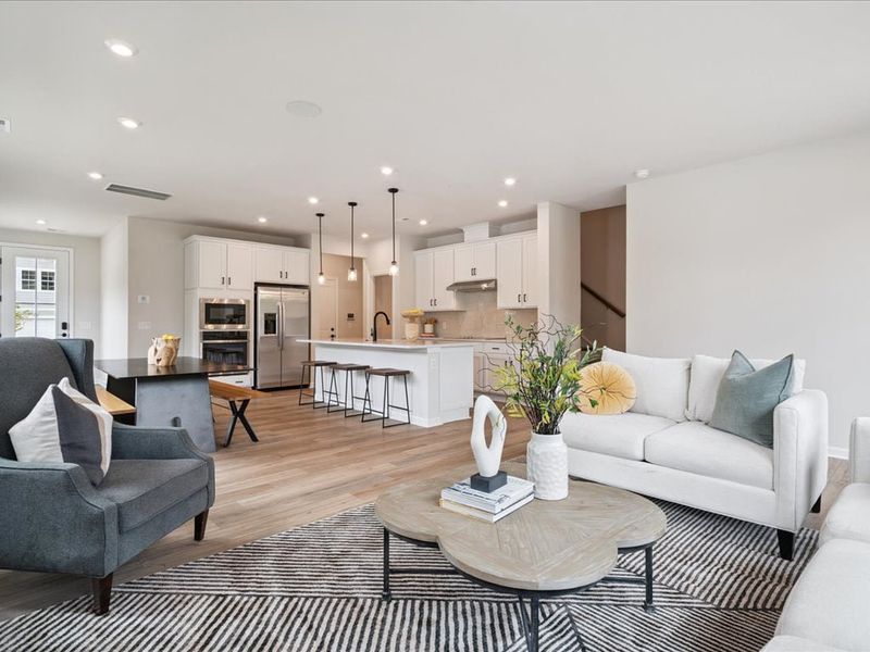 Representative furnished interior of a home built from the Stuart by Tri Pointe Homes in Millstone, Cramerton (Image 17). Representative furnished interior of a home built from the Stuart by Tri Pointe Homes in Millstone, Cramerton (Image 17).