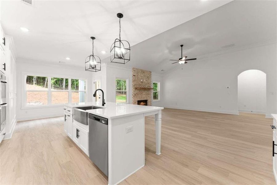 Furnished interior view inside a new home in , Maysville (Image 11).