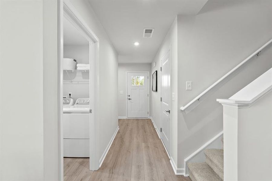 Representative unfurnished interior of a home built from the Fairview by Ryan Homes in Oakwood Trace, Fairburn (Image 21).