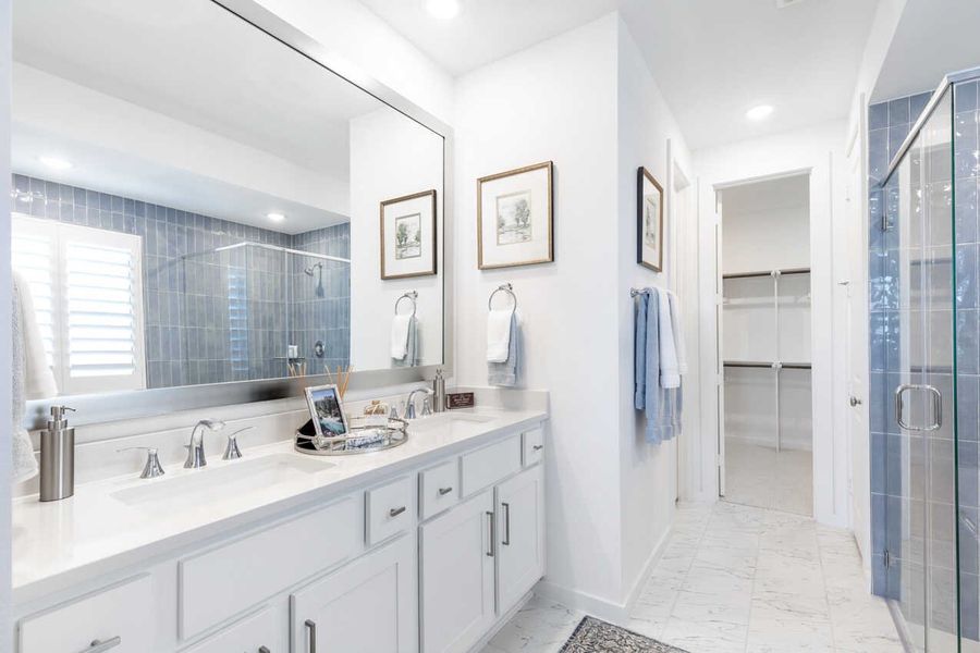 Representative Primary Bathroom - some options shown Representative Primary Bathroom - some options shown