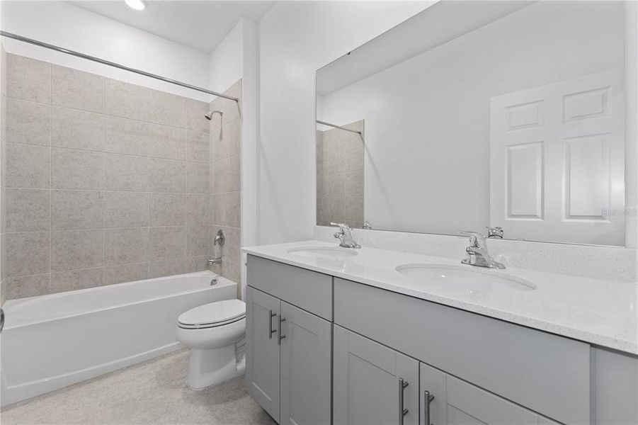 Furnished interior view inside a new home in Mirror Lake Village, Fruitland Park (Image 3).