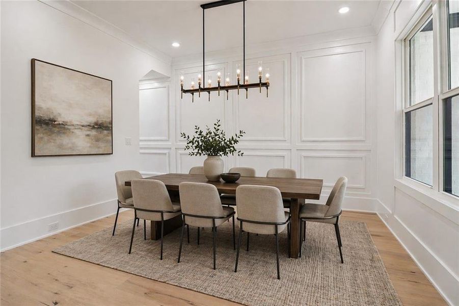 Furnished interior view inside a new home in , Dacula (Image 9).