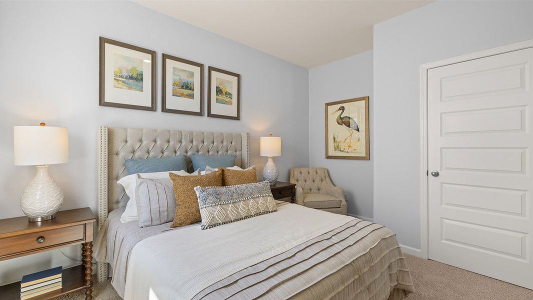 Representative furnished interior of a home built from the Denton by D.R. Horton in Jackson Landing, Jefferson (Image 29).