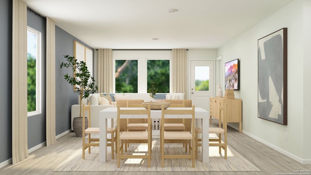 Furnished interior view inside a new home in Lonesome Dove, San Antonio (Image 27).
