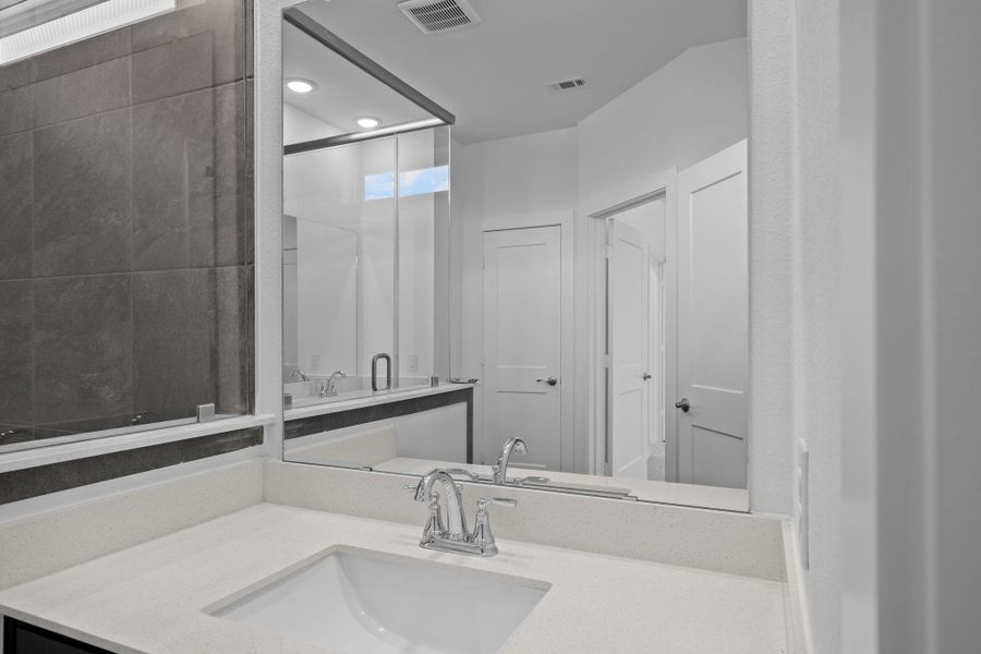 Furnished interior view inside a new home in Sienna, Missouri City (Image 7). Furnished interior view inside a new home in Sienna, Missouri City (Image 7).