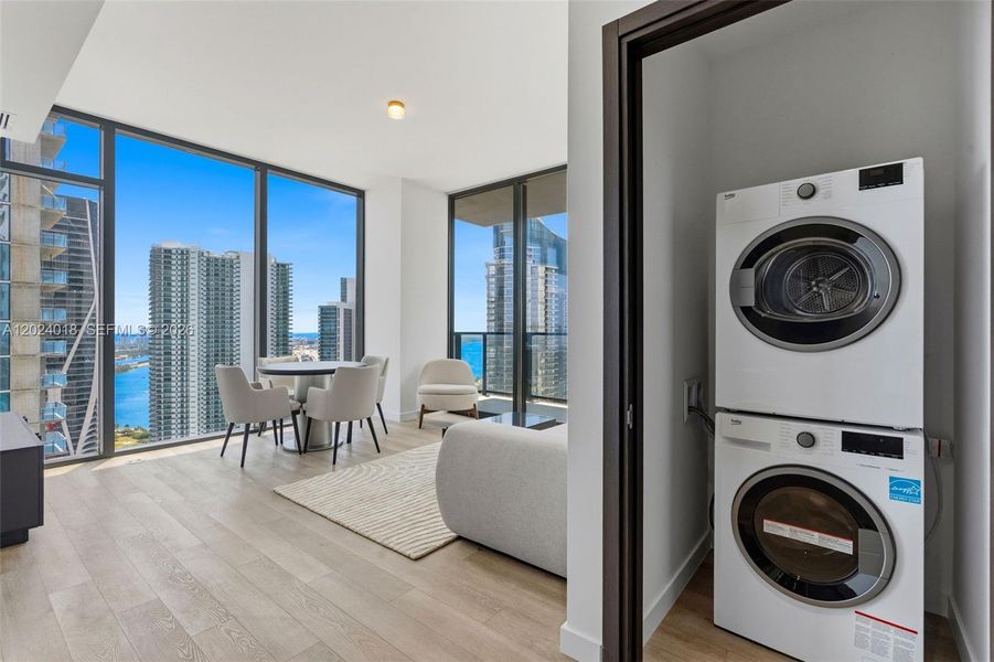 Furnished interior view inside a new home in , Miami (Image 7). Furnished interior view inside a new home in , Miami (Image 7).
