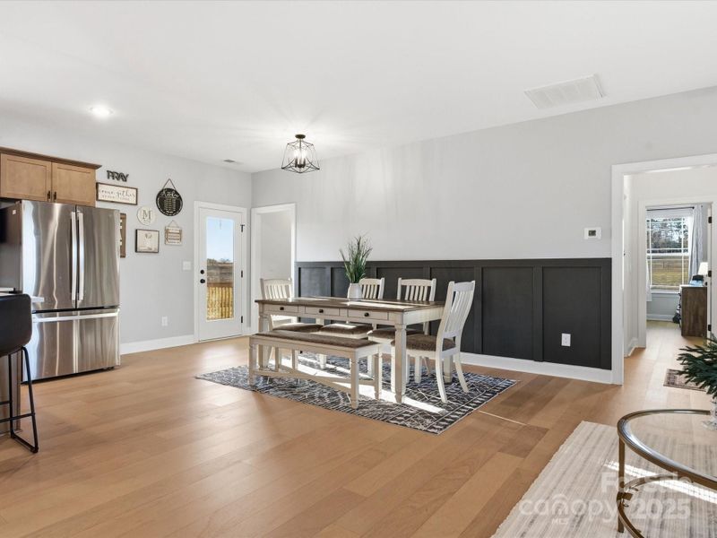 Furnished interior view inside a new home in , Lincolnton (Image 8). Furnished interior view inside a new home in , Lincolnton (Image 8).