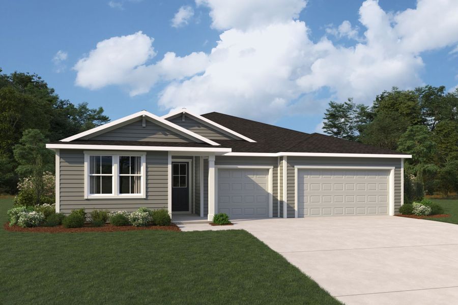 Representative exterior photo of a completed home built from the Saratoga by Mattamy Homes in RiverTown - Forest, St. Johns, FL (Image 5).