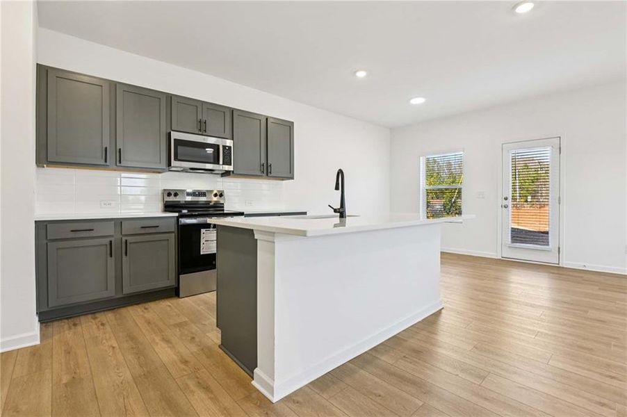 Furnished interior view inside a new home in Leydenview, Mableton (Image 10).
