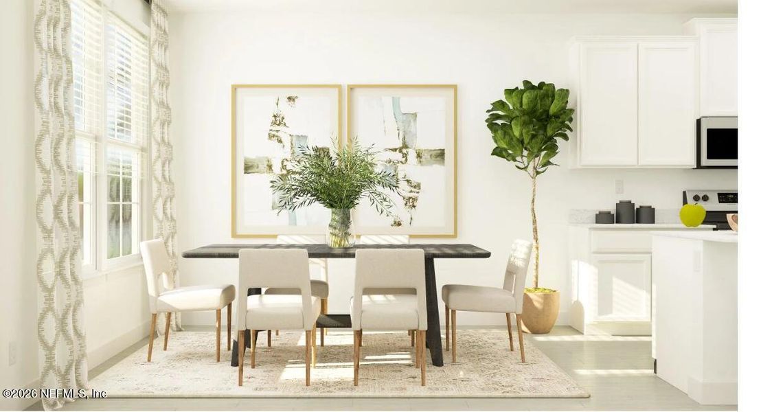 Furnished interior view inside a new home in Cove at Southwood, Jacksonville (Image 3).