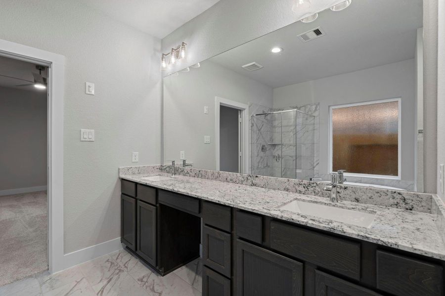 Furnished interior view inside a new home in Barton Creek Ranch, Conroe (Image 6). Furnished interior view inside a new home in Barton Creek Ranch, Conroe (Image 6).