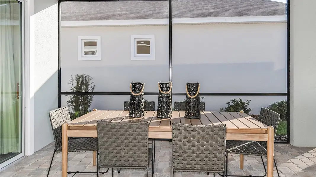 Representative exterior details of a home built from the Lazio by Taylor Morrison in Esplanade at McKinnon Groves, Winter Garden (Image 4).