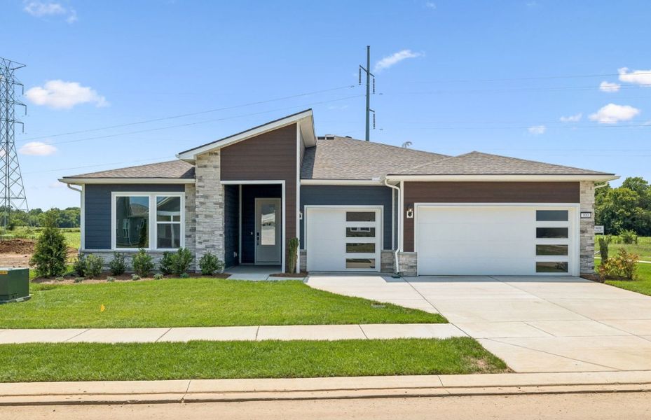 Front exterior of a new home in Del Webb Barton Village, Lebanon, TN, highlighting curb appeal (Image 1). Front exterior of a new home in Del Webb Barton Village, Lebanon, TN, highlighting curb appeal (Image 1).