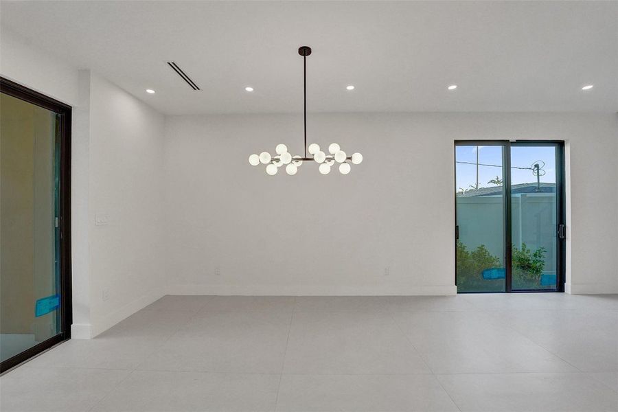 Living, Dining, Kitchen