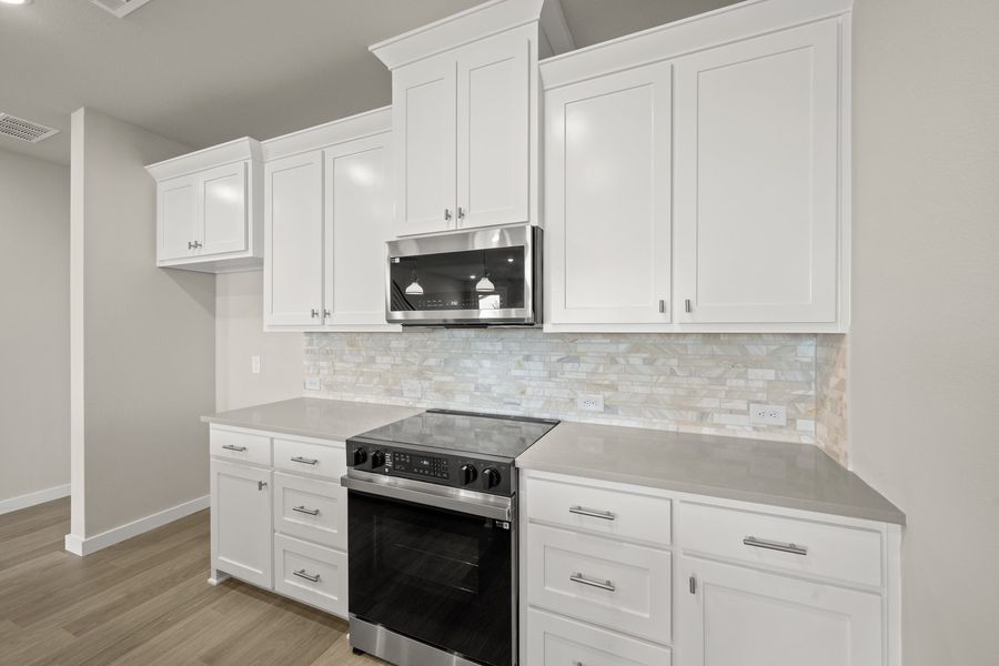 Furnished interior view inside a new home in Wildridge, Oak Point (Image 8).