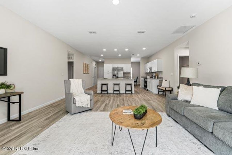 Furnished interior view inside a new home in , Jacksonville (Image 4).