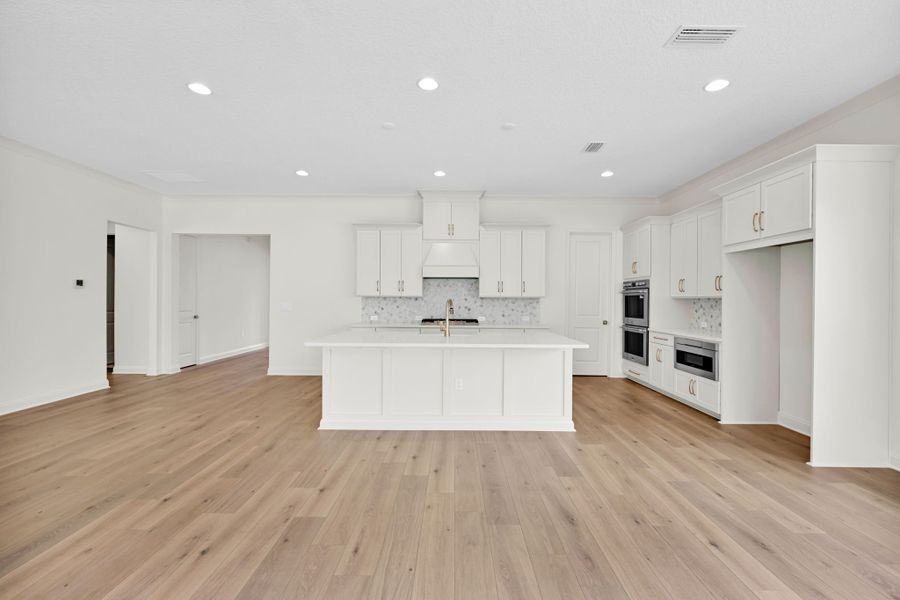 Representative furnished interior of a home built from the Hudson II by Riverside Homes in Hidden Creek at SilverLeaf 70' Series, St. Augustine (Image 10).