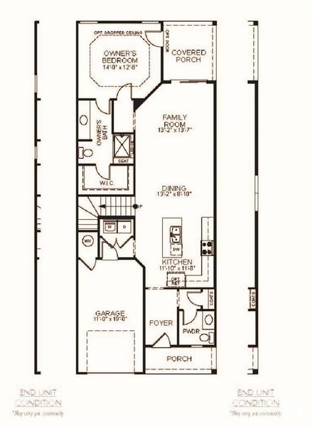 First floor layout