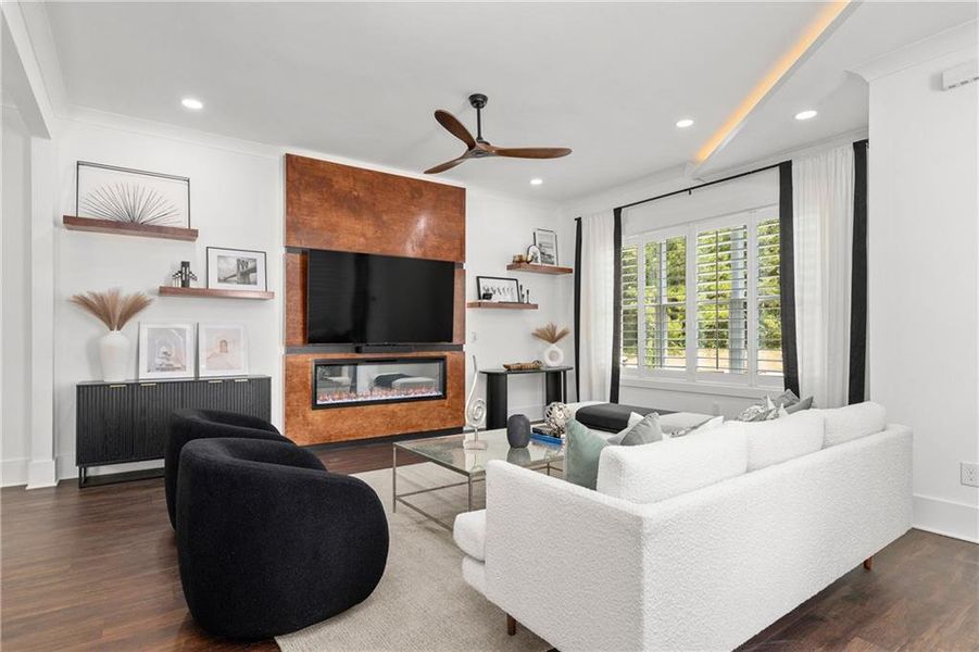 Furnished interior view inside a new home in , Stockbridge (Image 6).