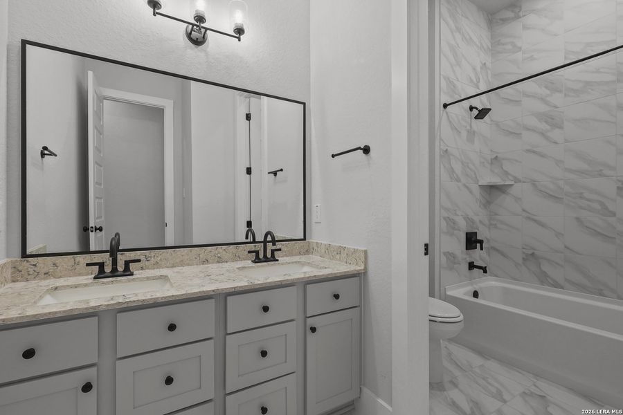 Furnished interior view inside a new home in Homestead, Schertz (Image 16).