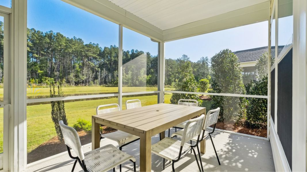 Collins screened porch