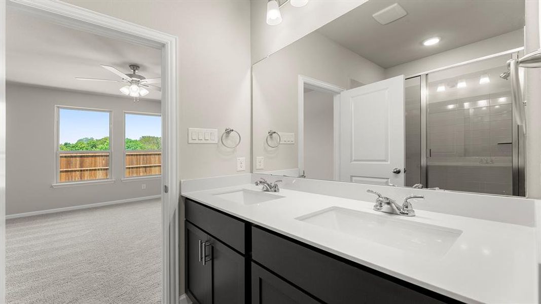 Furnished interior view inside a new home in Churchill 40s, Anna (Image 5).