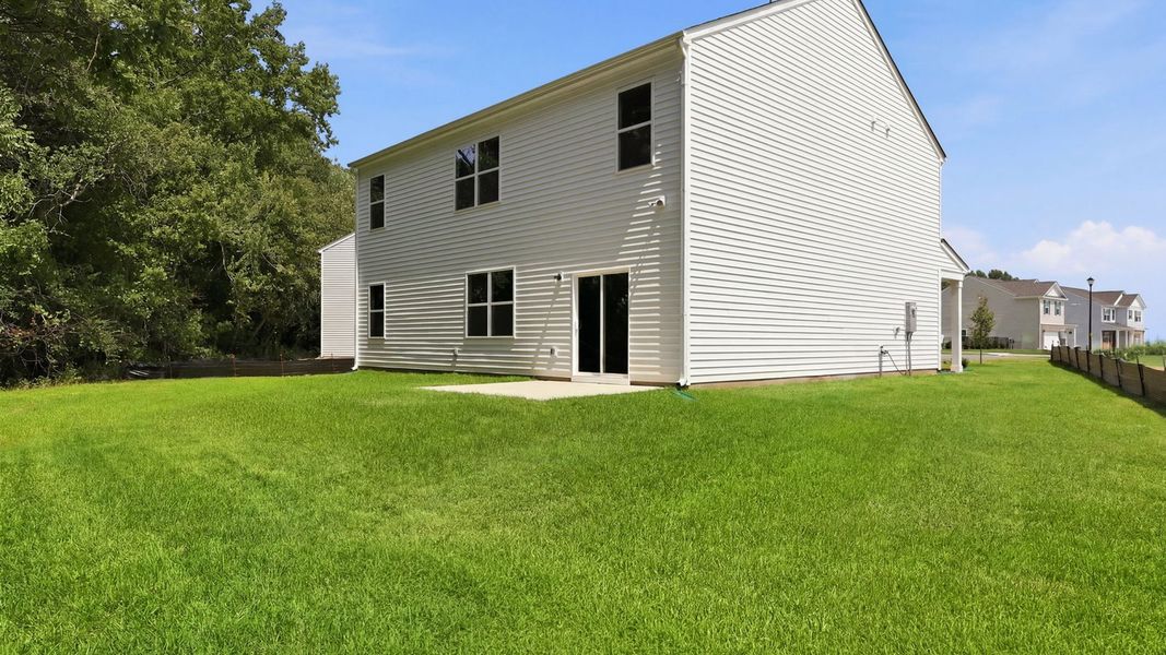 Exterior details and patio area of a home in Villa Grande, Winterville (Image 15). Exterior details and patio area of a home in Villa Grande, Winterville (Image 15).