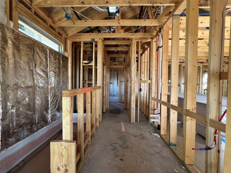 In-progress construction of a new home in Rolling Glen, Hutto, TX (Image 21). In-progress construction of a new home in Rolling Glen, Hutto, TX (Image 21).