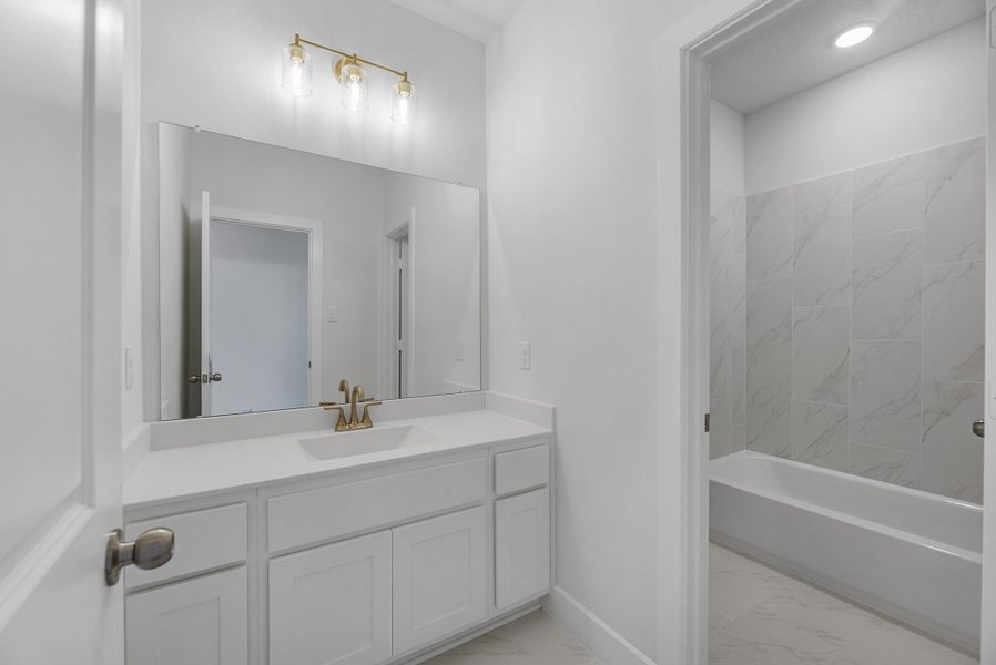 Furnished interior view inside a new home in COLTON®, Todd Mission (Image 12).