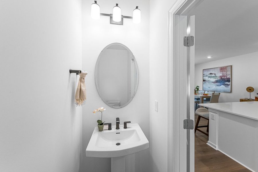 Furnished interior view inside a new home in Buffalo Townes, Garner (Image 16).