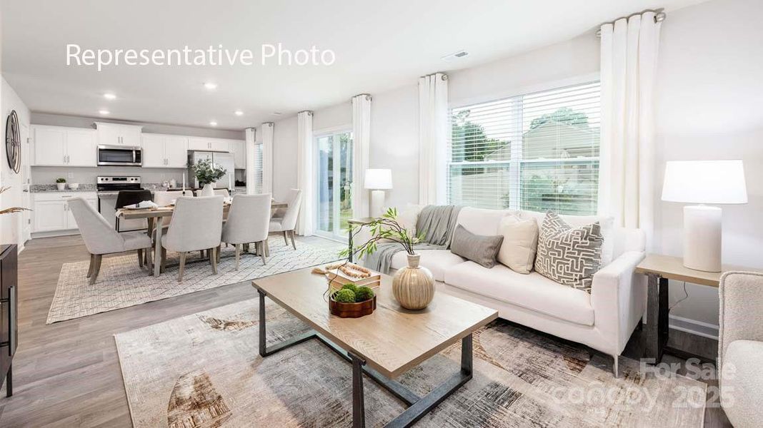 Furnished interior view inside a new home in Cramer Estates, Gastonia (Image 24).