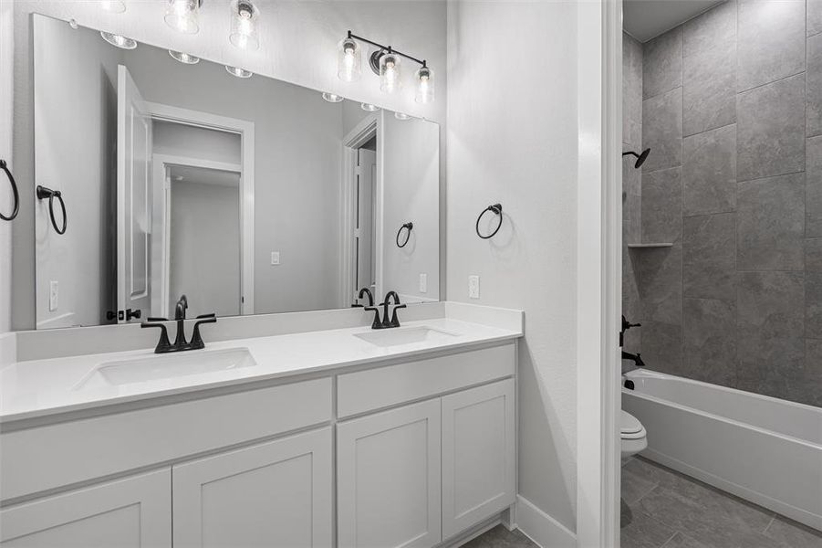 Furnished interior view inside a new home in Rocky Top, Krum (Image 6). Furnished interior view inside a new home in Rocky Top, Krum (Image 6).