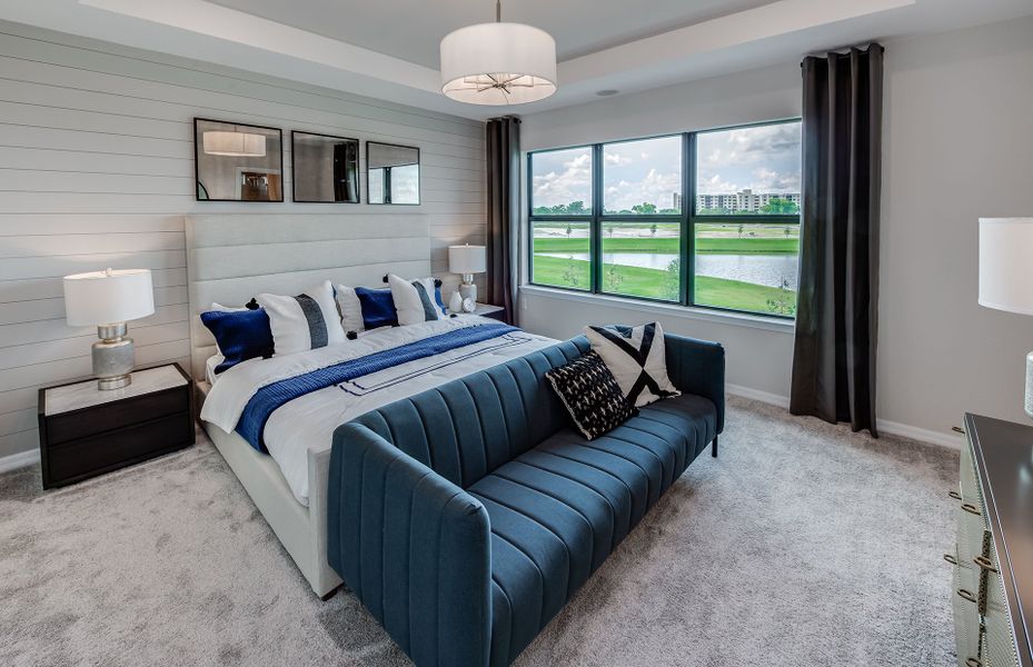 Representative furnished interior of a home built from the Banyan by Pulte Homes in Coral Edge, Margate (Image 9).